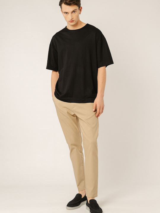 Edward Jeans Herrenhose Chino in Slim Passform Beige