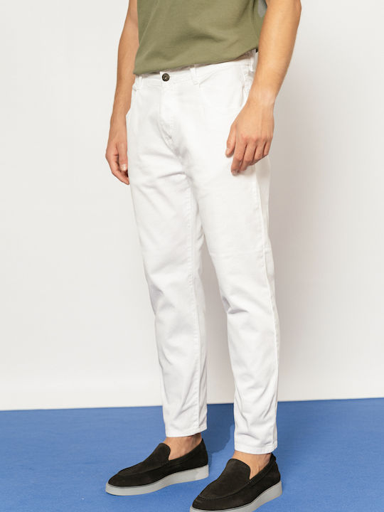 Edward Jeans Men's Trousers White