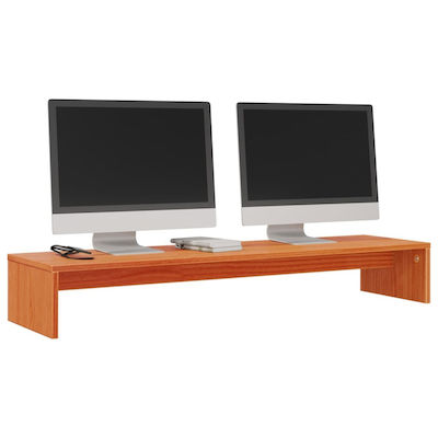 vidaXL Desktop Stand for 2 Monitors Brown (847165)