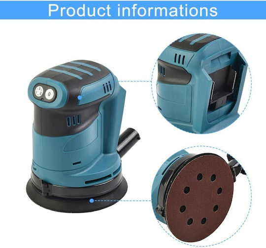 Solo Battery Powered Eccentric Sander 125mm Battery 20V with Suction System EK-611
