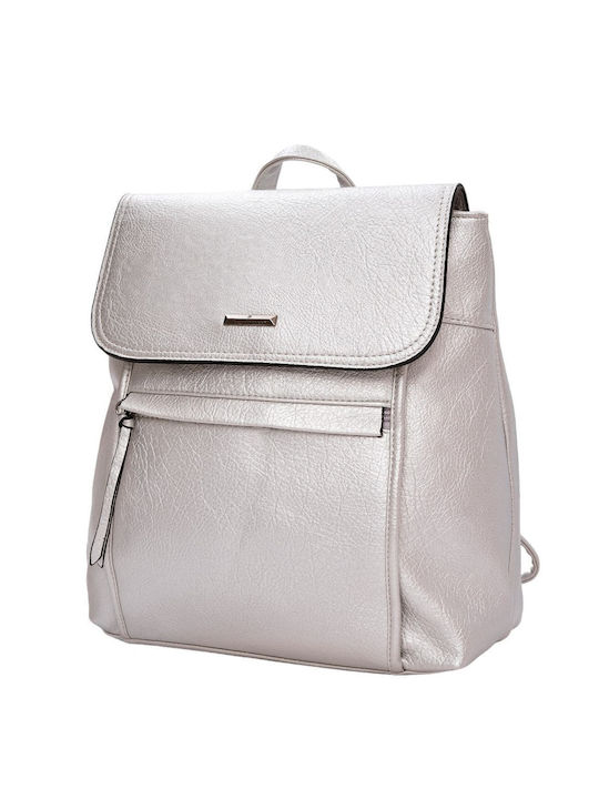 Bag to Bag Damen Tasche Rucksack Silber