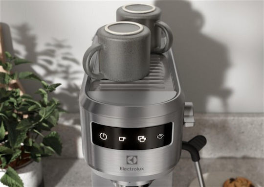 Electrolux Mașină de Espresso 1450W Presiune 15bar Argintie E6EC1-6ST