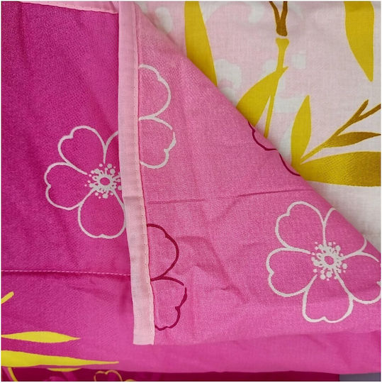 Homeline Minosa Υπέρδιπλο Mauve 225x240cm