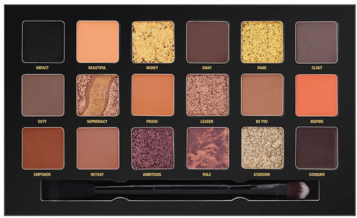 W7 Cosmetics Influence Pressed Pigment Παλέτα με Σκιές Ματιών Matte σε Στερεή Μορφή 18gr