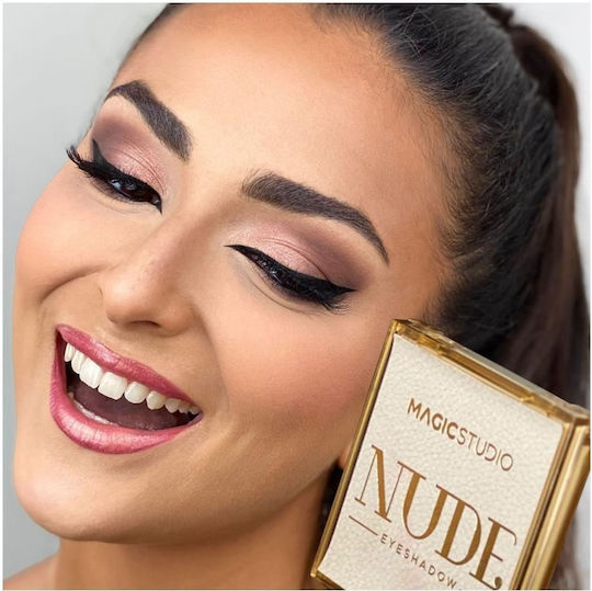 Magic Studio Παλέτα με Σκιές Ματιών σε Στερεή Μορφή Very Nude