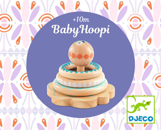 Djeco Παιχνίδι Στοίβαξης BabyHoopi από Ξύλο για 10+ Μηνών