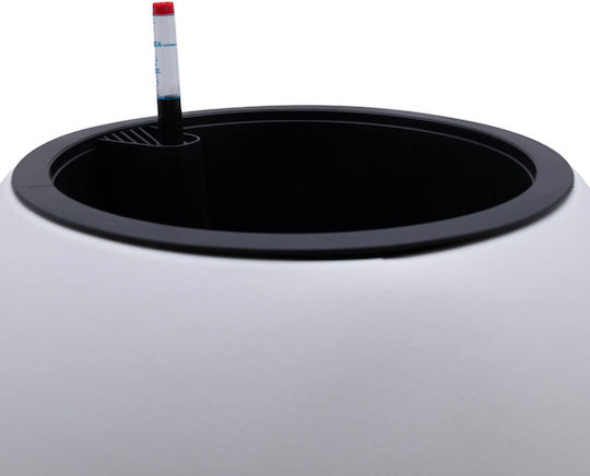 Uncle George Self-watering Pot Plastic White 35x35x26.5cm.
