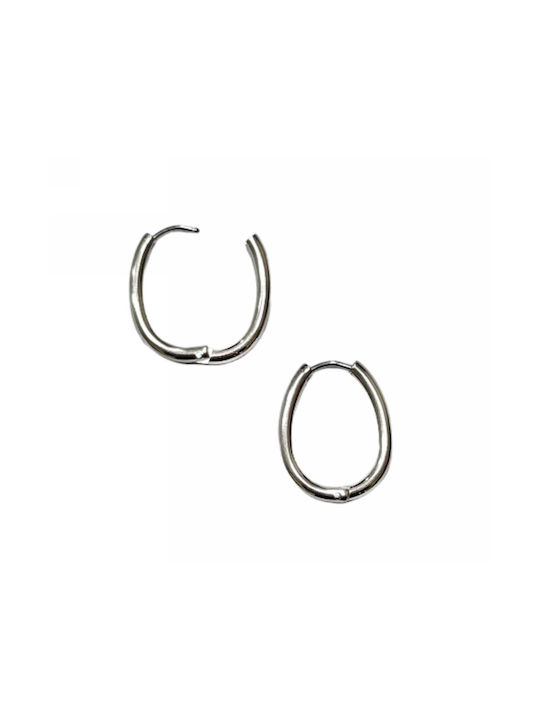 Kostibas Fashion Earrings Hoops made of Steel