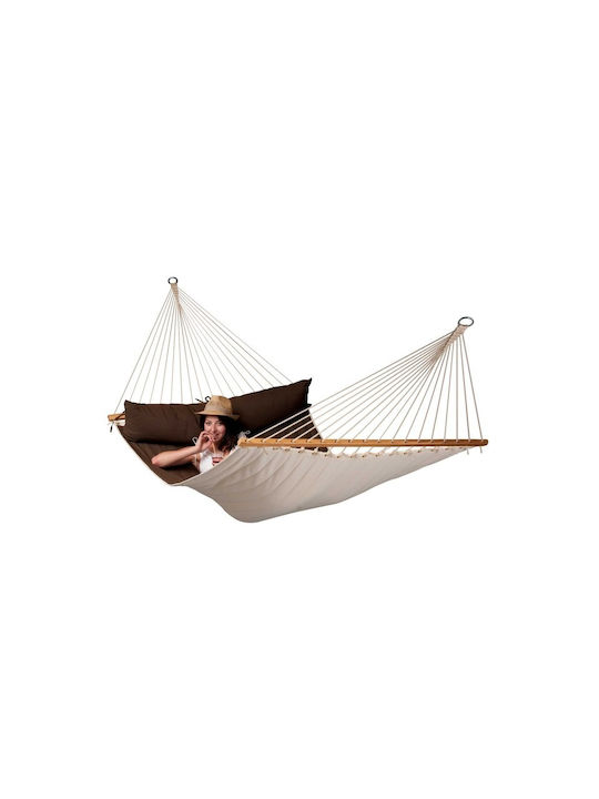 Showood King Size Hammock Brown 400x140cm