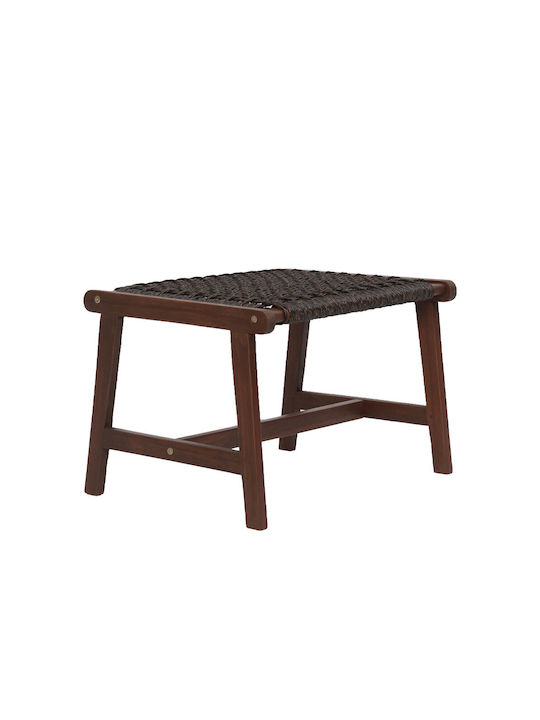 Ξύλινο Σκαμνάκι Mesh Καφέ 41x57x57cm Ξύλινο Σκαμνάκι Mesh Καφέ 41x57x57cm