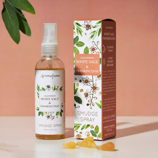 Spray Aromatic pentru Curățarea Energetică a Spațiului Aura Salvie & Tămâie 100ml