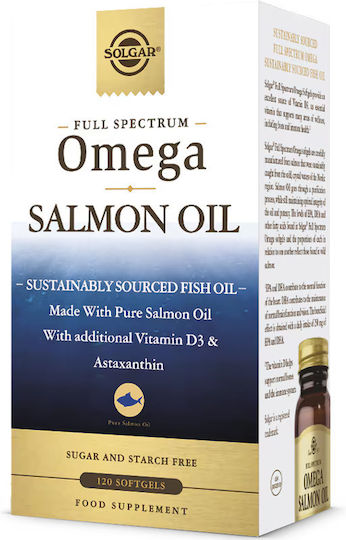 Solgar Wild Alaskan Full Spectrum Omega 120 софтджел