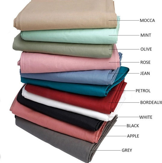 Melinen Urban Line Kissenbezug-Set mit Umschlagumschlag Dark Aqua 50x70cm.