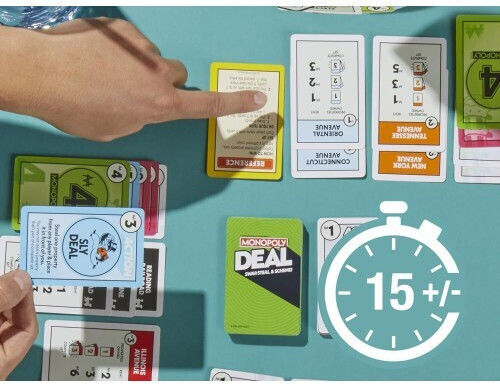 Brettspiel Monopoly Deal für 2-5 Spieler 8+ Jahre Hasbro