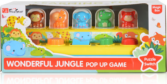 Moni Baby Toy Popup Game Jungle 35165 with Sounds for 12++ Months