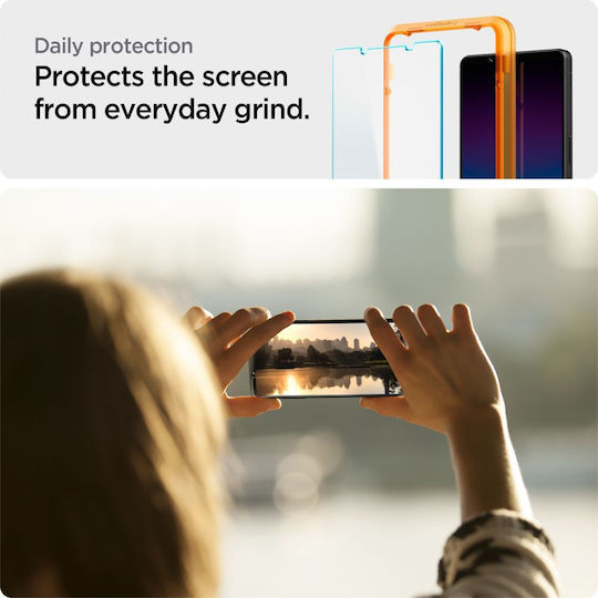 Spigen Alm Glas.tr Gehärtetes Glas 2Stück (Xperia 1 VI - Xperia 1 VI)