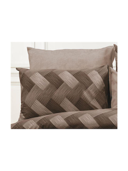 Dimcol Alcmene Pillowcase with Envelope Cover 451 Beige 50x70cm.