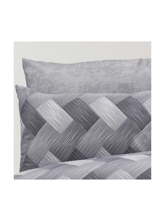 Dimcol Alcmene Pillowcase with Envelope Cover 452 Grey 50x70cm.