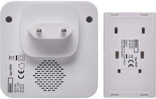Emos Безжично Door Bell Бял