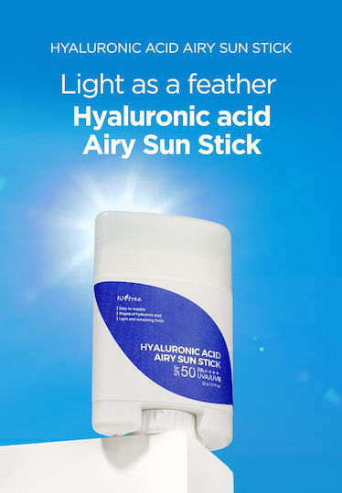 Isntree Hyaluronic Acid Airy Sunscreen Stick Face SPF50 22gr