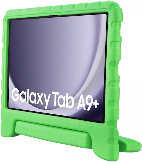 HappyCase Dauerhafte Rückseite Für Kinder Grüne (Samsung Galaxy Tab A9 Plus 11" X210 / X215 / X216)