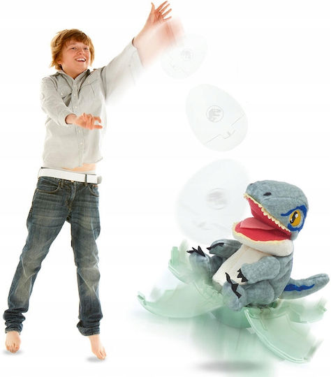Wow Stuff Plüschtier mit Ei Jurassic World Drop N Pop Dino Blau (jur-1001-05)