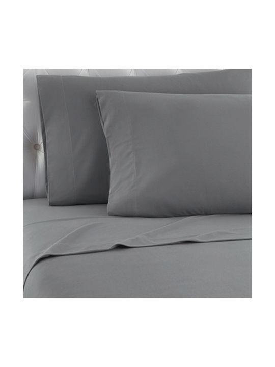 TnS Pillowcase Set with Envelope Cover Grey 52x72cm.