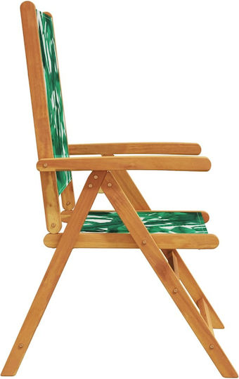 Scaun de exterior Lemn Masif 2buc 57x70x109cm