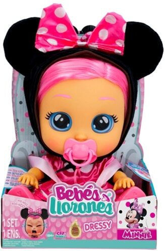 Imc Toys Baby Doll Cry Babies - Dressy Minnie (ES) for 1.5+ years Years 30 cm.