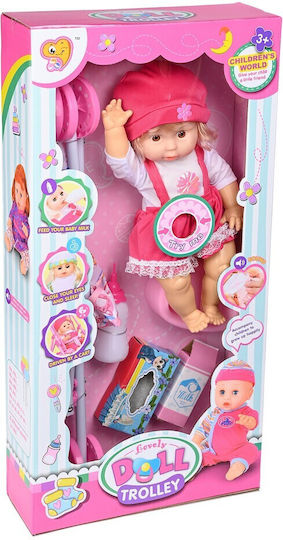 Martin Toys Σετ με Μωρό Κούκλα για 3+ Ετών 36 εκ.