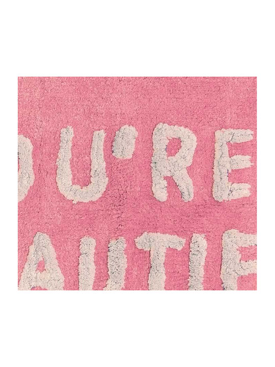 Palamaiki Bath Mat Cotton Bathmats 9-100610-002 Pink 50x100cm