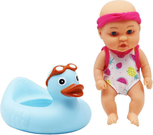 Luna Baby Doll Set for Bath with Animal for 2 Plus Years 18 cm (Various Designs) 1pc
