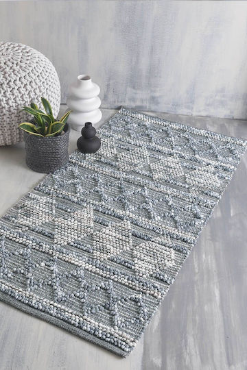 Rythmos Badematte Synthetisch,Polyester/Cotton/Leather Rechteckig Kenya 120-141 Gray 60x120cm