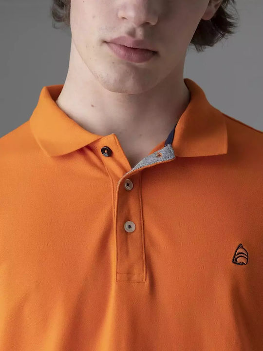 Polo Bluse Orange