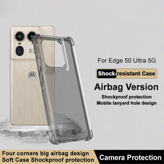 Imak Edge Back Cover Silicone Transparent (Motorola Edge 50 Ultra 5G)