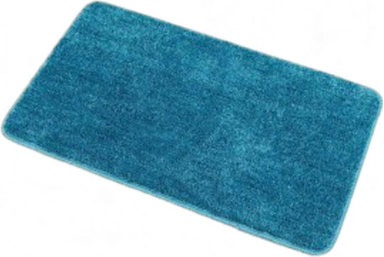Atmosphera Bath Mat Microfiber Tahitian 7746115 Blue 45x75cm