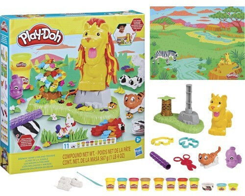 Hasbro Play-Doh Knete - Spiel-Set Play Doh Lontaríu Mit Freunden Für 3+ Alter, 11 Stück