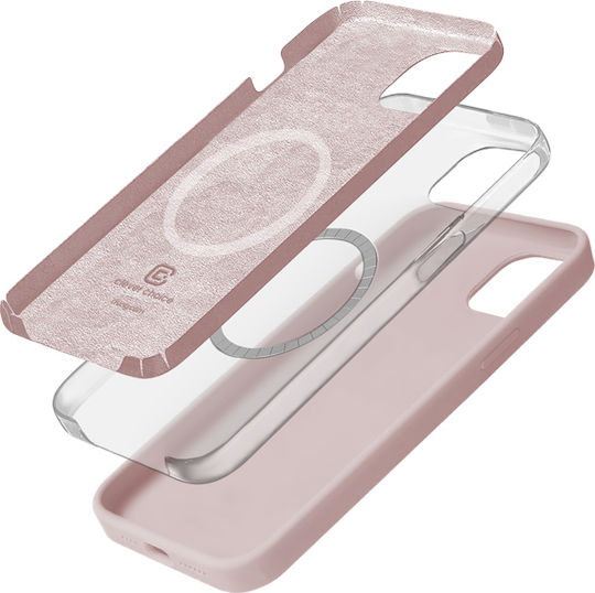 Crong Color Back Cover Σιλικόνης Ροζ (iPhone 15)
