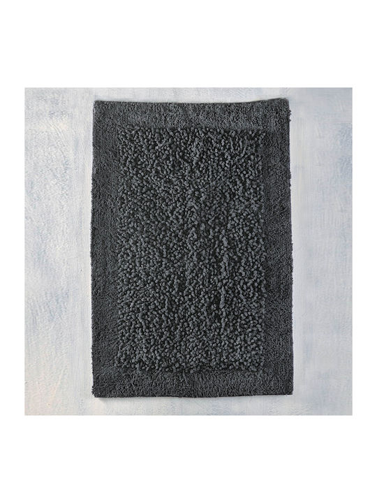 Rythmos Bath Mat Cotton Rimmon 120-137-021 Gray 60x90cm
