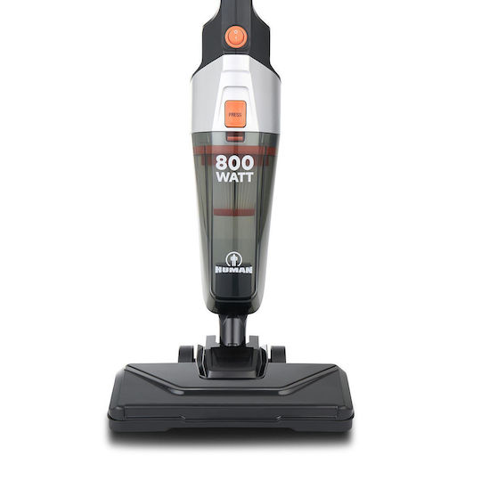 Human HU-638 Ηλεκτρική Σκούπα 2 σε 1 Stick & Χειρός 800W Μαύρη
