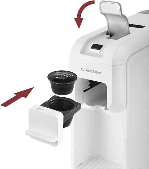 Catler ES 702 Porto Kapsel-Kaffeemaschine Cafissimo Druck 15bar Weiß