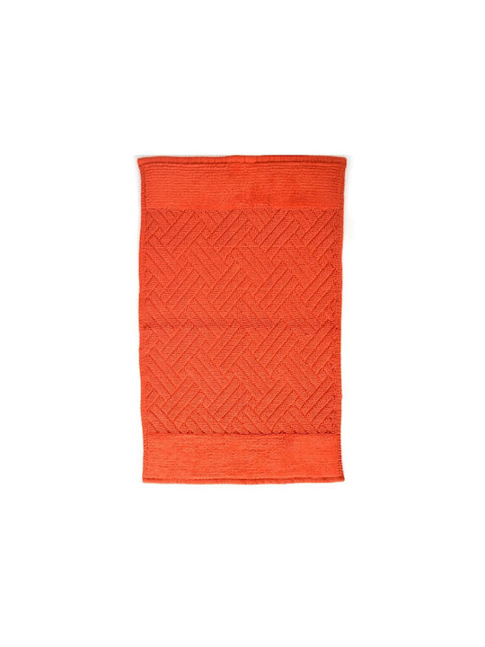 Dimitracas Badematte Baumwolle Rechteckig Syros 05584.003 Orange 50x80cm