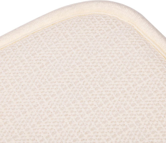 Badematte Memory-Schaum Rechteckig 5905440 Ecru 45x75cm