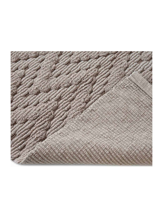 Dimitracas Badematte Baumwolle Rechteckig Pindos 05585.001 Sand 50x80cm