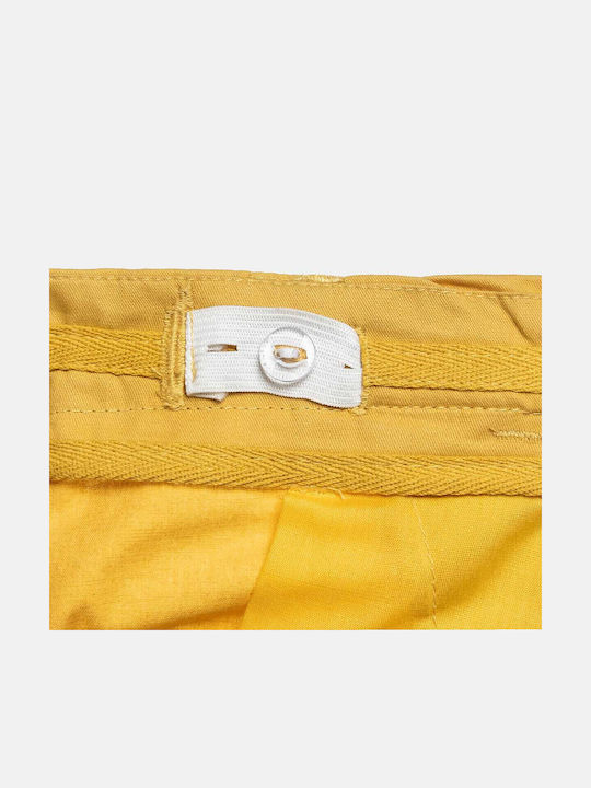 Șort/Salopetă Copii din Material Textil Galben