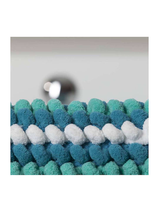 Sealskin Badematte Synthetisch,Polyester/Cotton/Leather Rechteckig Bright 294665435 Turquoise 50x80cm