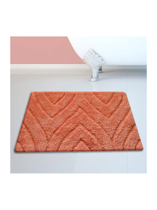 San Lorentzo Bath Mat Cotton 105 Coral 50x80cm