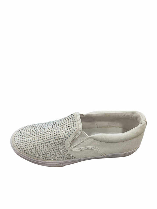 Детски маратонки Low Slip-on Бял