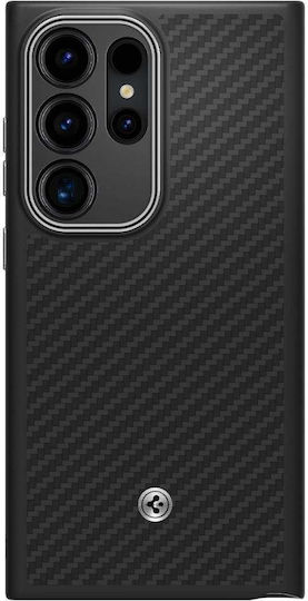 Spigen Enzo Aramid Back Cover Aramid Fiber Μαύρο (Galaxy S24 Ultra)