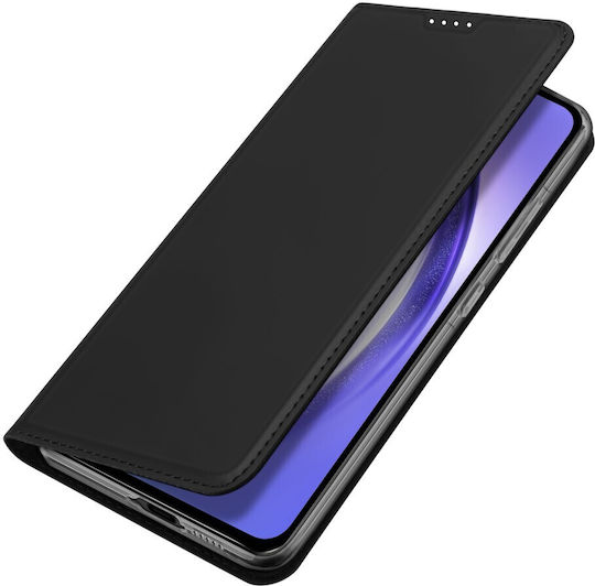 Dux Ducis Skin Pro Back Cover Σιλικόνης / Δερματίνης / Δερμάτινο Μαγνητικό Μαύρο (Samsung Galaxy A55 5G)